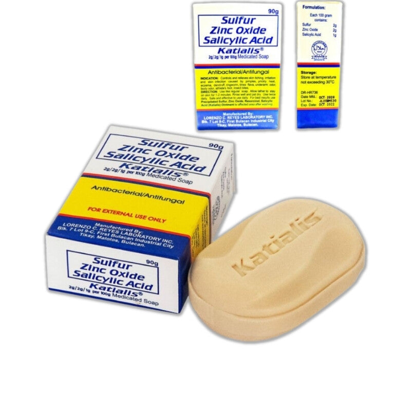 Medicated Anti-Bacterial and Anti-Fungal Soap - 90g for Skin Relief