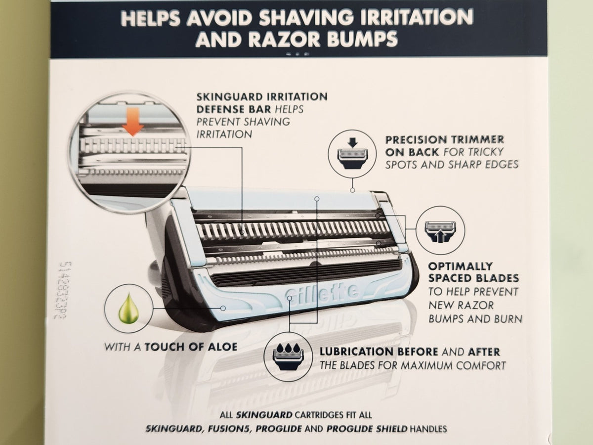 Gillette Skinguard Razor with Aloe Sensitive Skin & 13 Refills