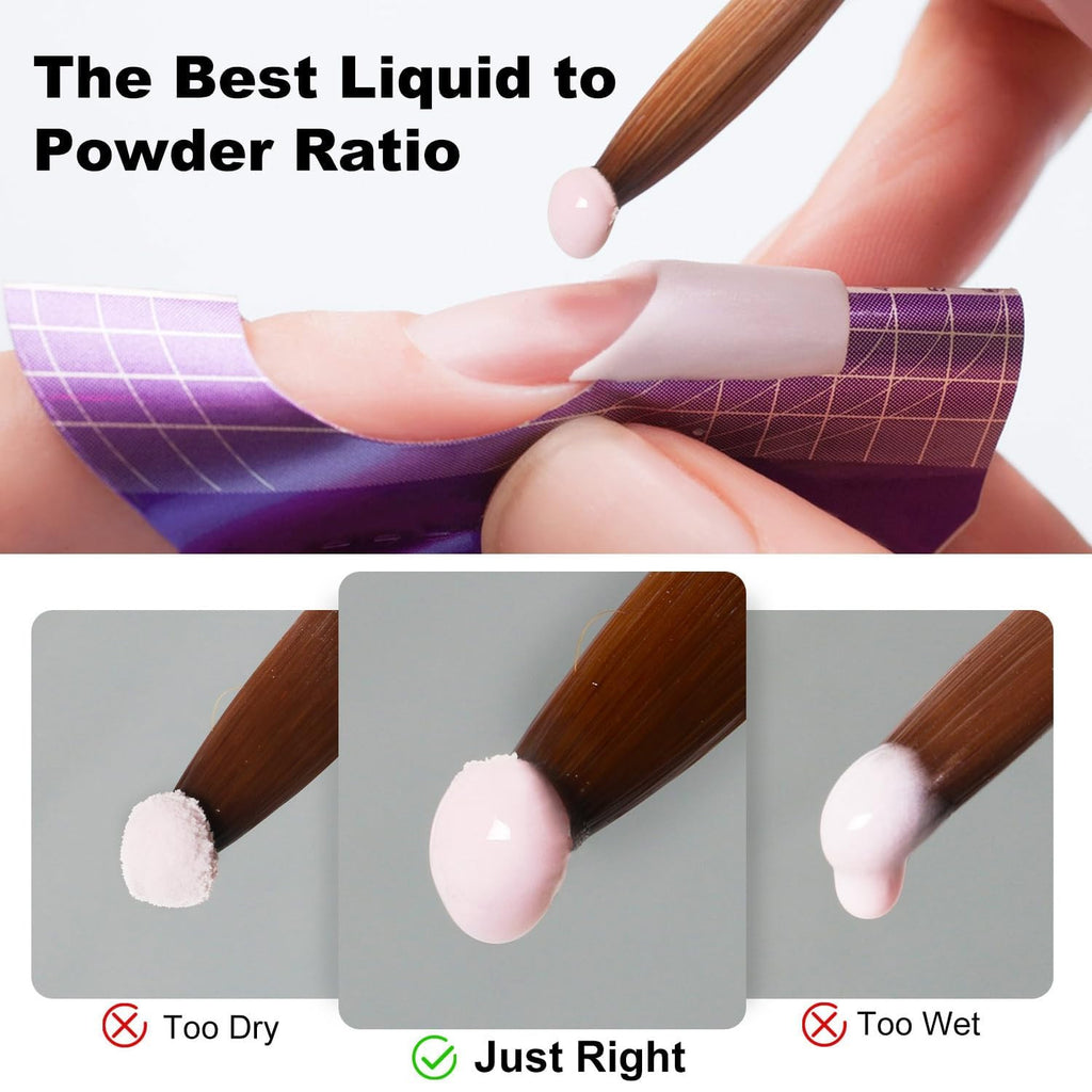 Acrylic Nail Kit for Beginners Professional Manicure Set with 12 Colors & Accessories