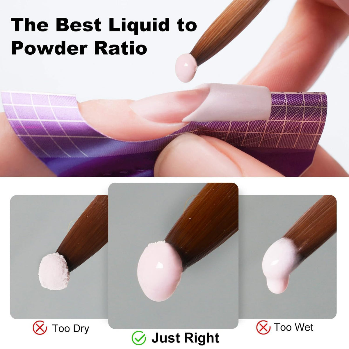 Acrylic Nail Kit for Beginners Professional Manicure Set with 12 Colors & Accessories