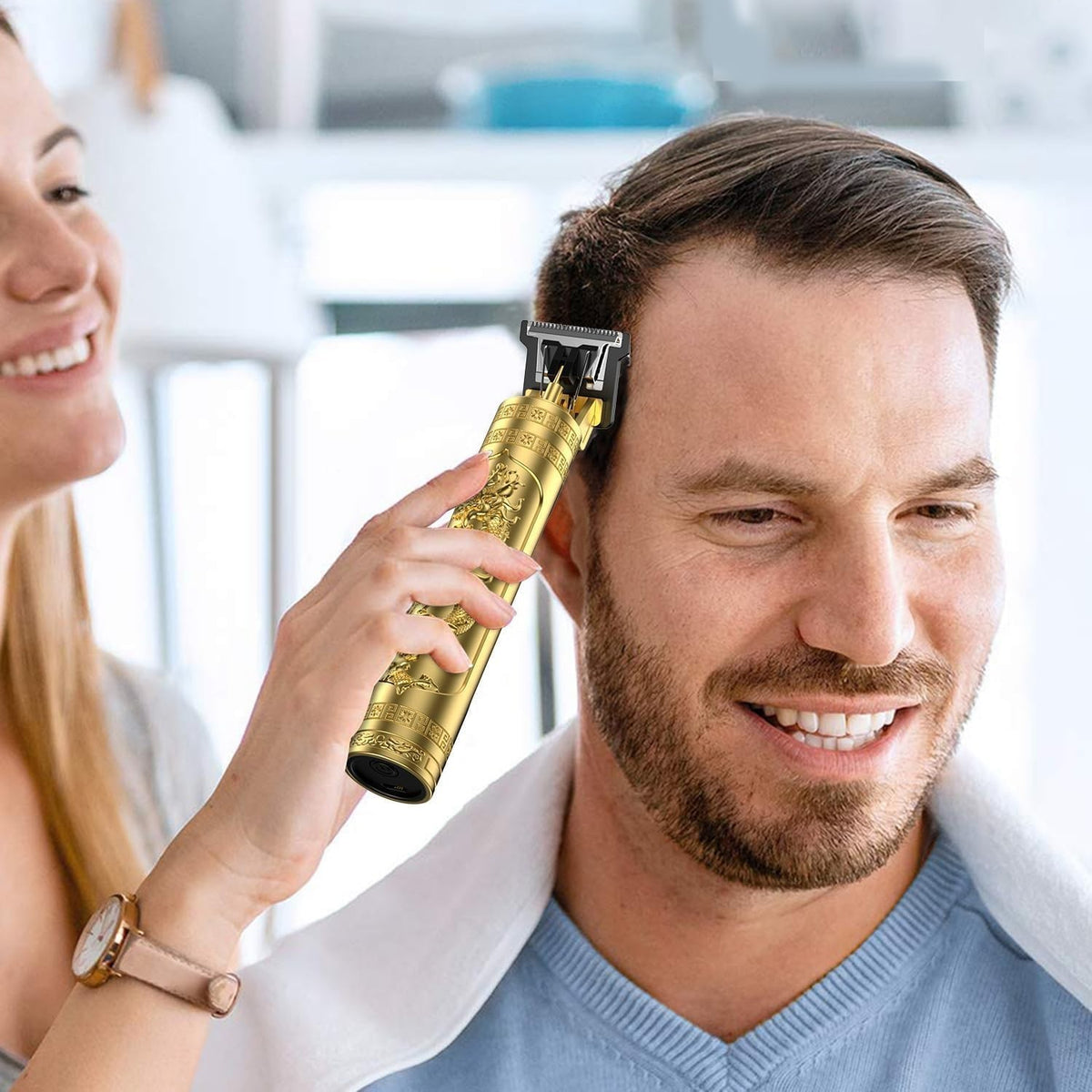 Rechargeable Hair Clippers & Trimmer for Effortless Grooming - Professional-Grade
