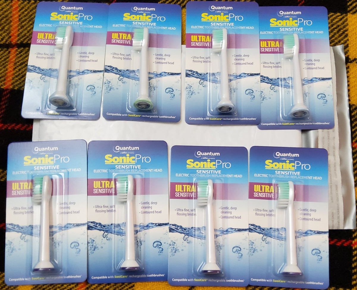 Sensitive Gum Care Replacement Brush Heads for Sonicare Electric Toothbrush - 8 Pack