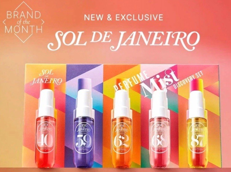 Sol de Janeiro 5-Piece Body Mist Discovery Set - Cheirosa Scents, Travel Ready