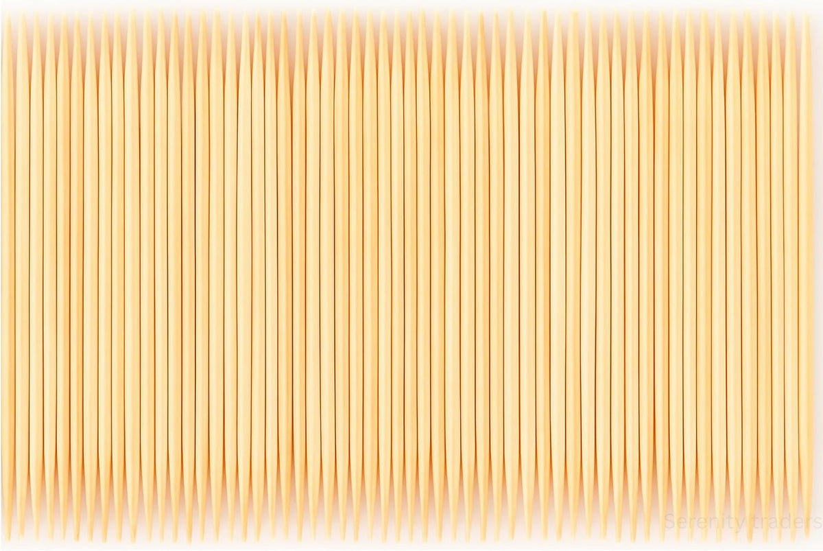 Eco-Friendly Bamboo Toothpicks - Natural, Splinter-Free, Multi-Purpose