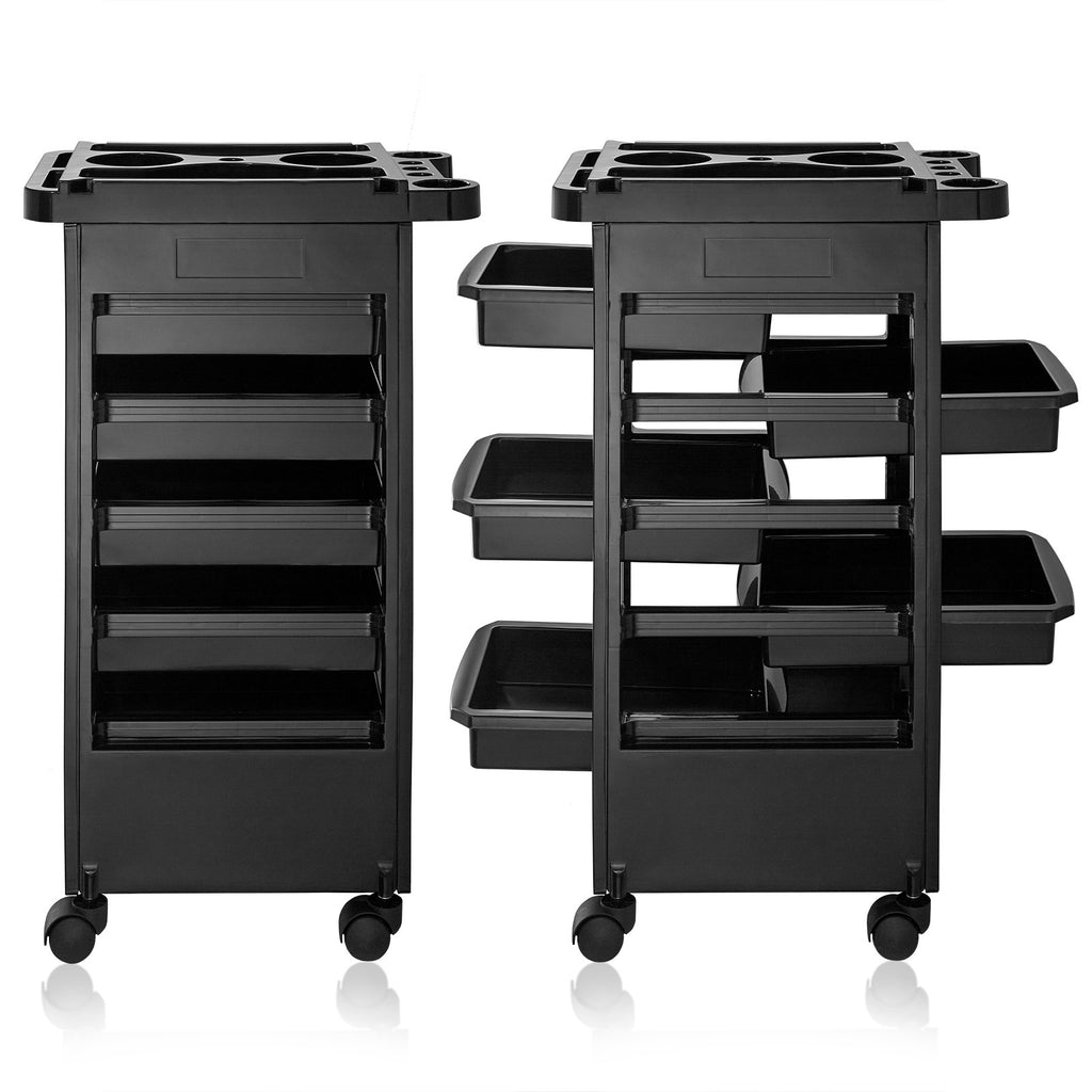 Mobile Salon Trolley Cart with Drawers and Swivel Casters for Beauty & Beauty Equipment