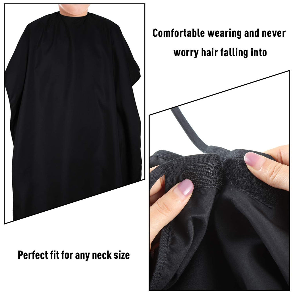 Kids Waterproof Hair Cutting Cape 2 Pcs Adjustable Salon Stylist Aprons