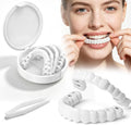 Adjustable Snap-On Veneers Dentures Set – Upper & Lower Tooth Covers