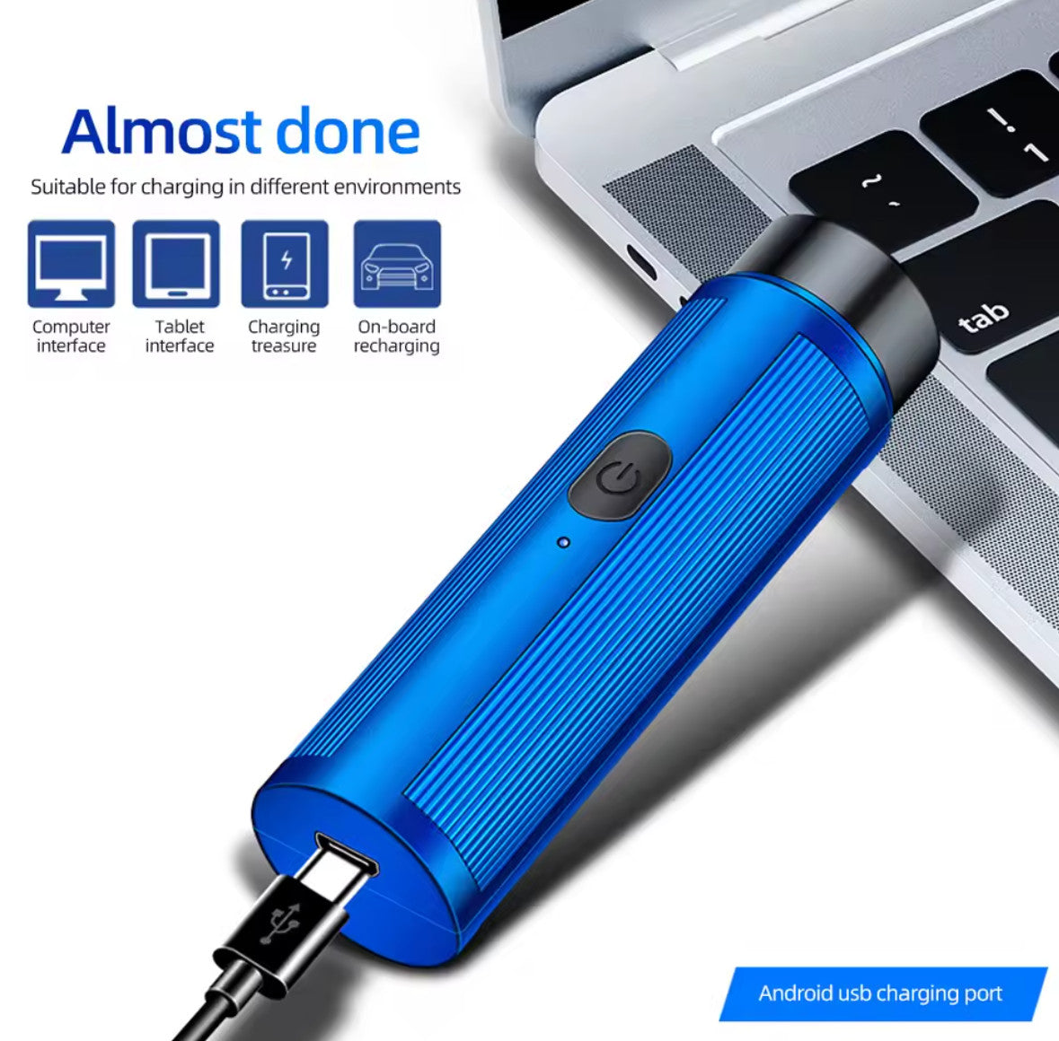 Mini Electric Shaver Rechargeable Rotary Razor for Women & Men, Portable & Washable