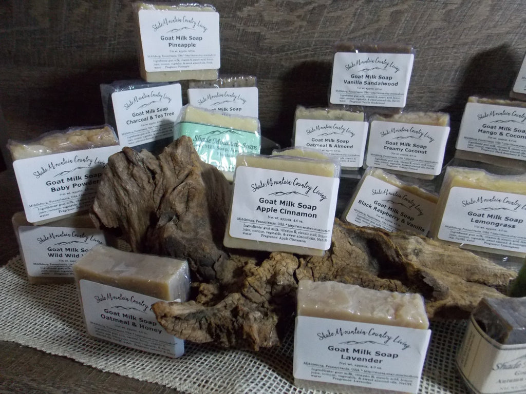 Moisturizing Goat Milk Soap Bars - Handmade 4oz Natural Skincare