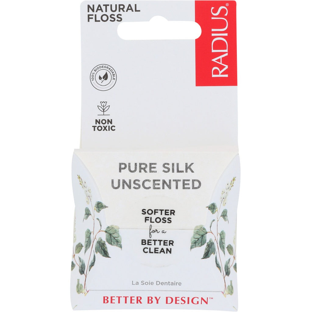 Pure Silk Unscented Dental Floss 3 Pack - Natural Oral Care