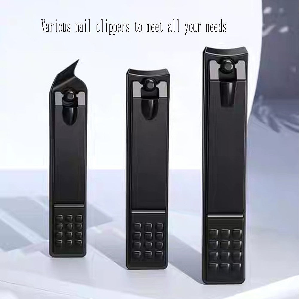 3-Piece Stainless Steel Nail Clippers Set for Men - Durable & Precise Grooming