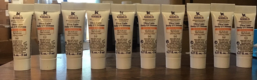 10-Pack SPF 50 PA+++ UV Defense Sunscreen Lot - Lightweight Daily Protection