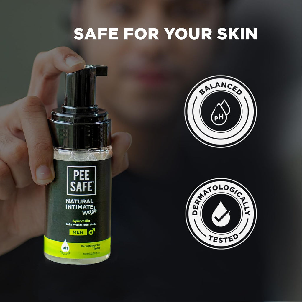 Men's Intimate Hygiene Gel with pH Balance and Natural Extracts