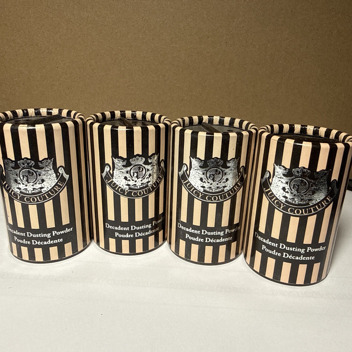 Juicy Couture Decadent Dusting Powder Set - 4 x 0.21 Oz Body Powder