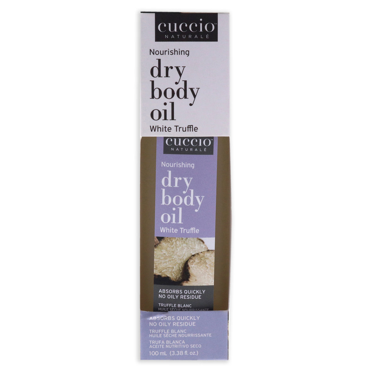 Unisex White Truffle Dry Body Oil - Nourishing Hydrating Skin Care - 3.38 oz