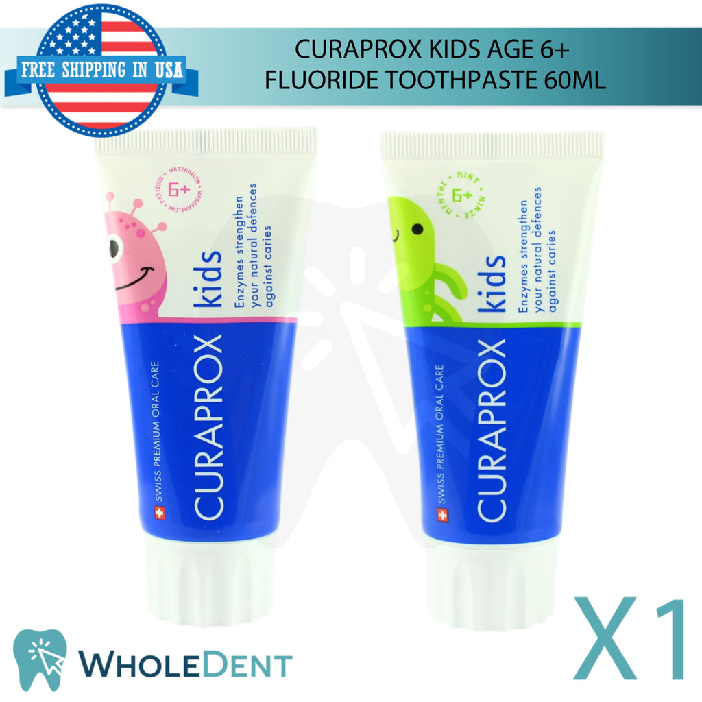 Kids Fluoride Toothpaste 60ml - Plaque Control & Enamel Protection