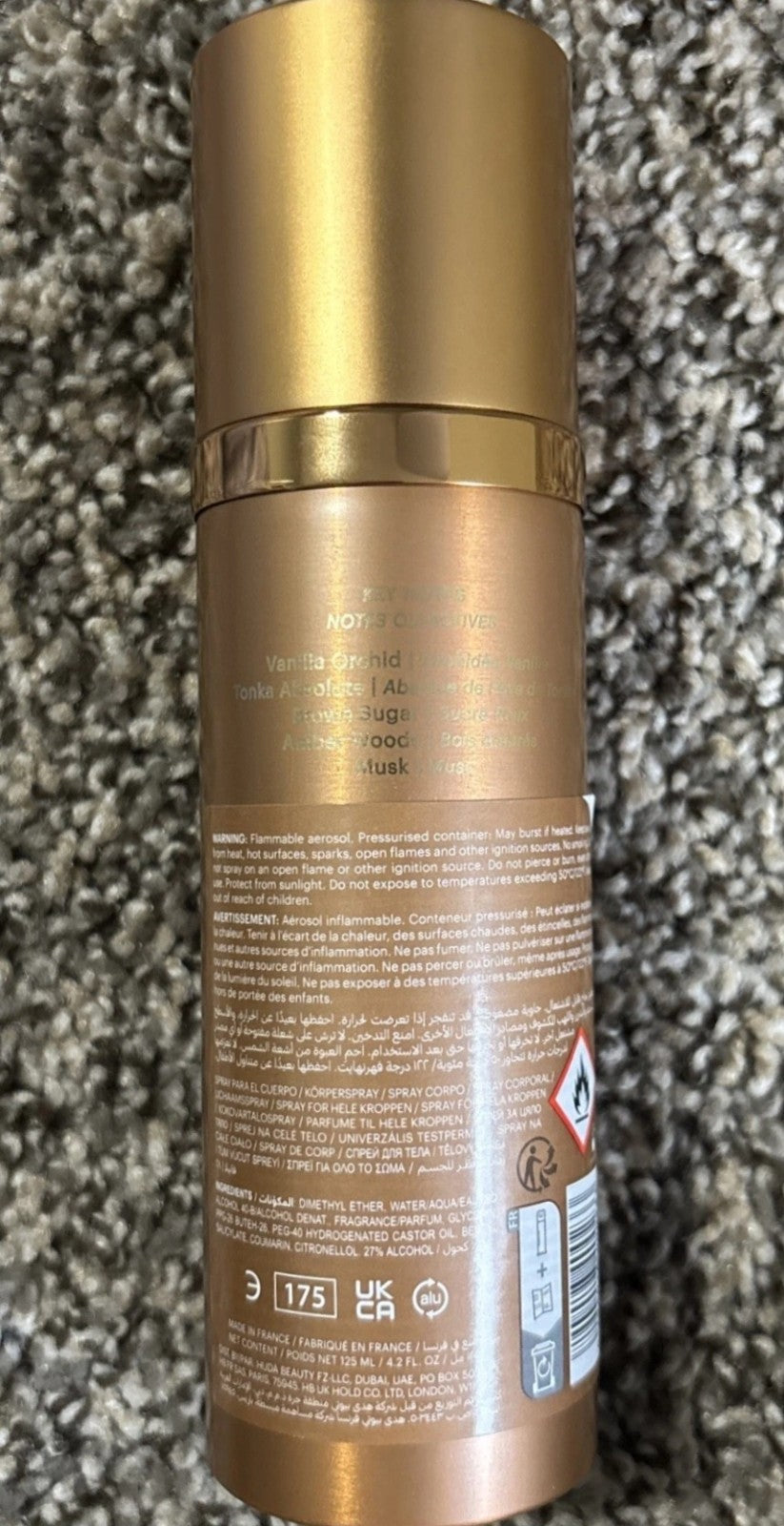 Kayali Vanilla 28 Body Spray - All Over Fragrance by Huda Beauty, Sealed, Rare