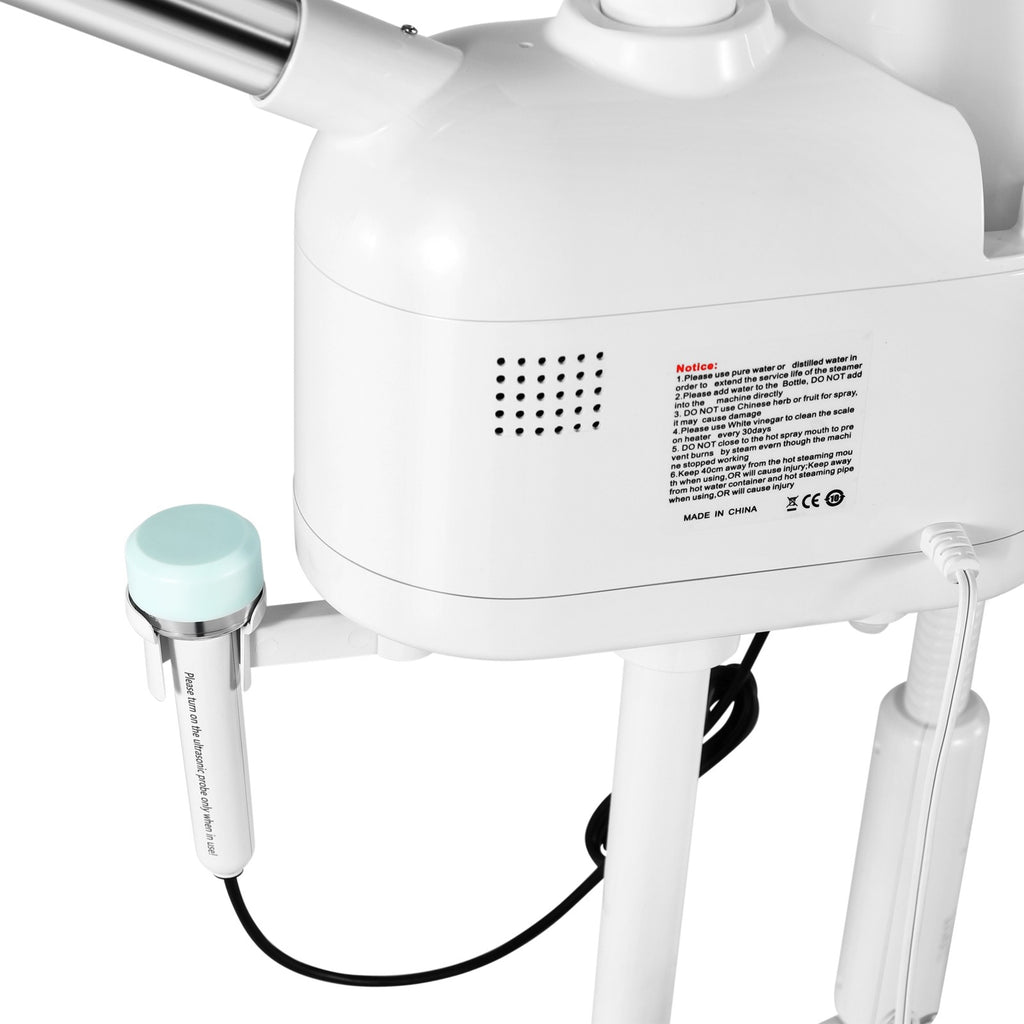4-in-1 Hot Cold Facial Steamer with LED Magnifying Lamp & Aromatherapy