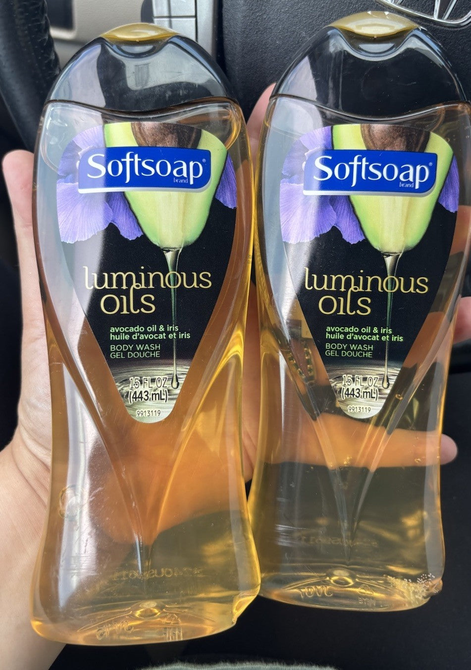 Softsoap Avocado & Iris Body Wash - Radiant Soft Skin 15 Oz Lot of 2