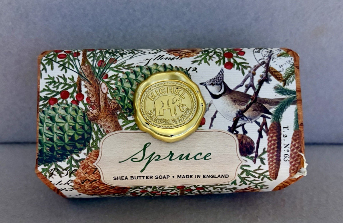 Shea Butter Bath Soap Bar - Made in England, Moisturizing & Gentle