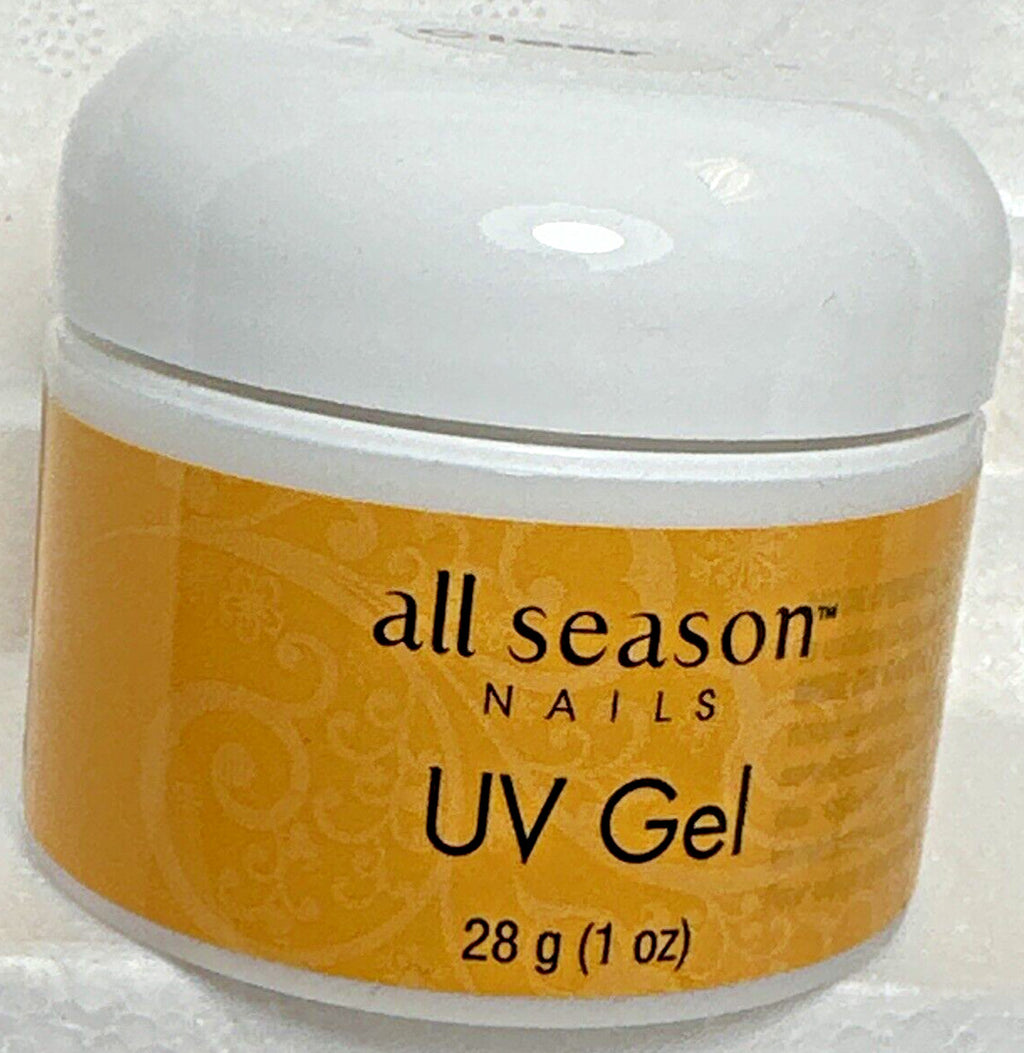All Season UV Clear Nail Gel 1 oz for Artificial Nail Extensions
