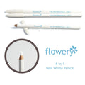 4-in-1 Nail Care Pen Set - Cuticle Pusher, Whitener, Cleaner, Prepper