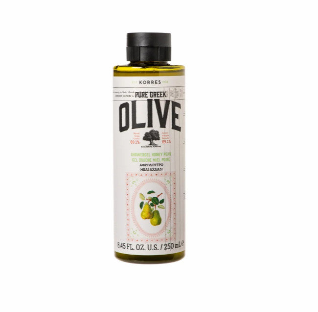 Olive Oil Shower Gel Set - Hydrating Greek Natural Body Wash Trio