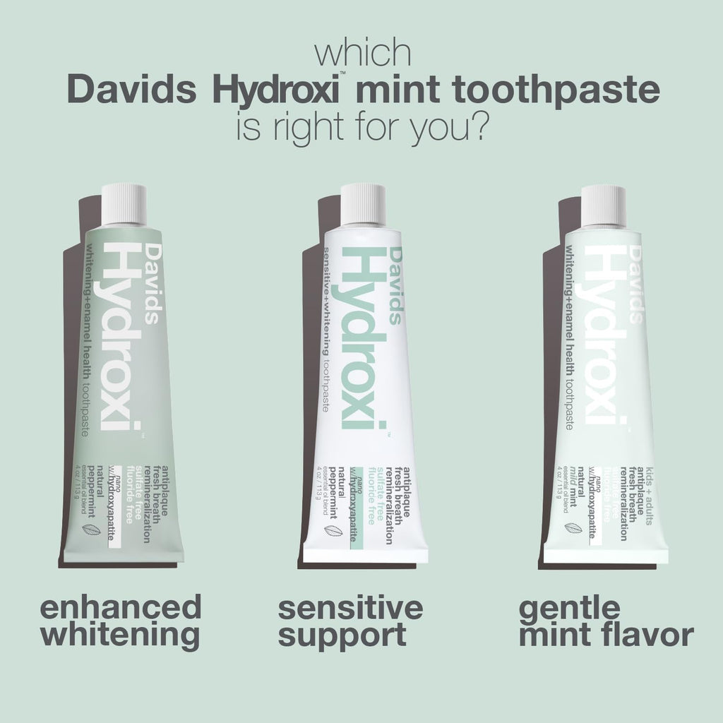 Nano Hydroxyapatite Toothpaste Sensitive Whitening Peppermint 4Oz