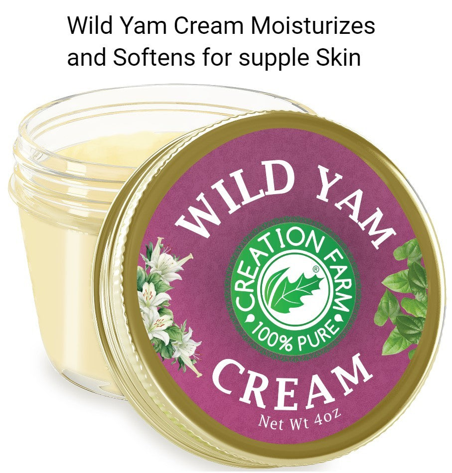 Wild Yam Cream - Moisturizing Body Lotion with Wild Yam Extract