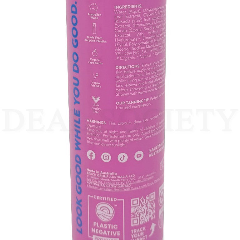 Self Tanner Mousse Medium 6.76oz - 2-Pack with Reusable Tanning Mitt