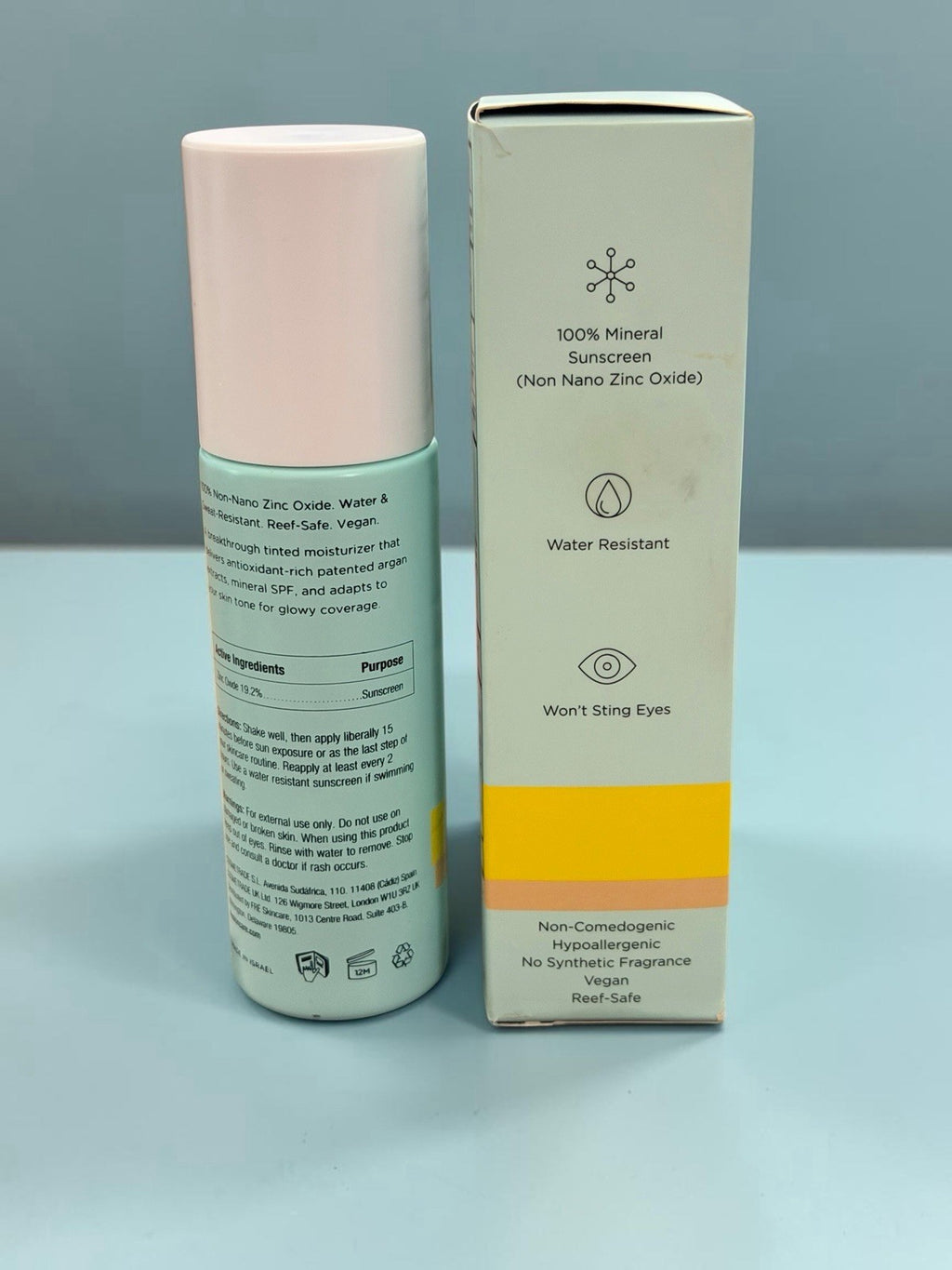 Fre Glow Me Light Medium Tinted Mineral Sunscreen SPF 30 - Hydrating Moisturizer