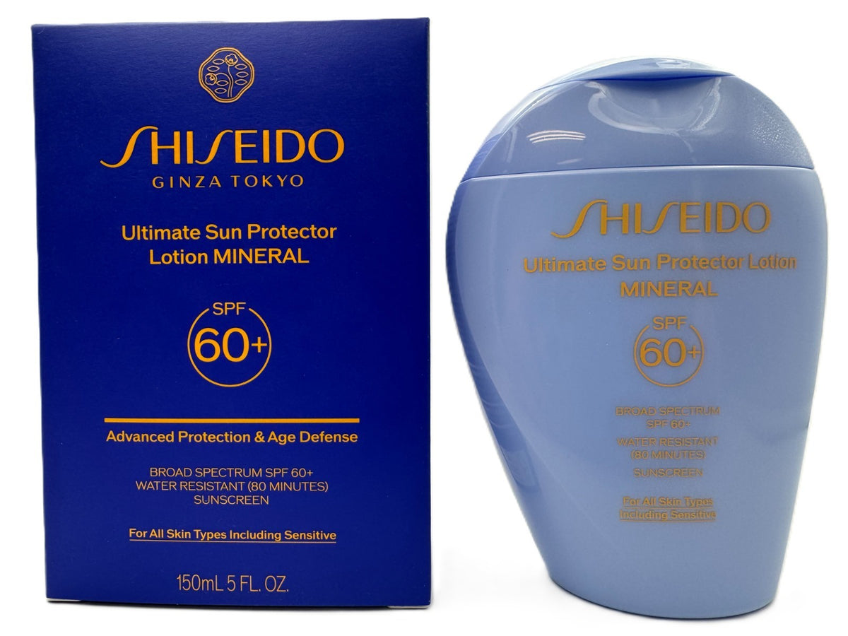 Sun Protection Lotion SPF 60+ Mineral Sunscreen 5 oz / 150 ml - Water-Resistant, Broad Spectrum