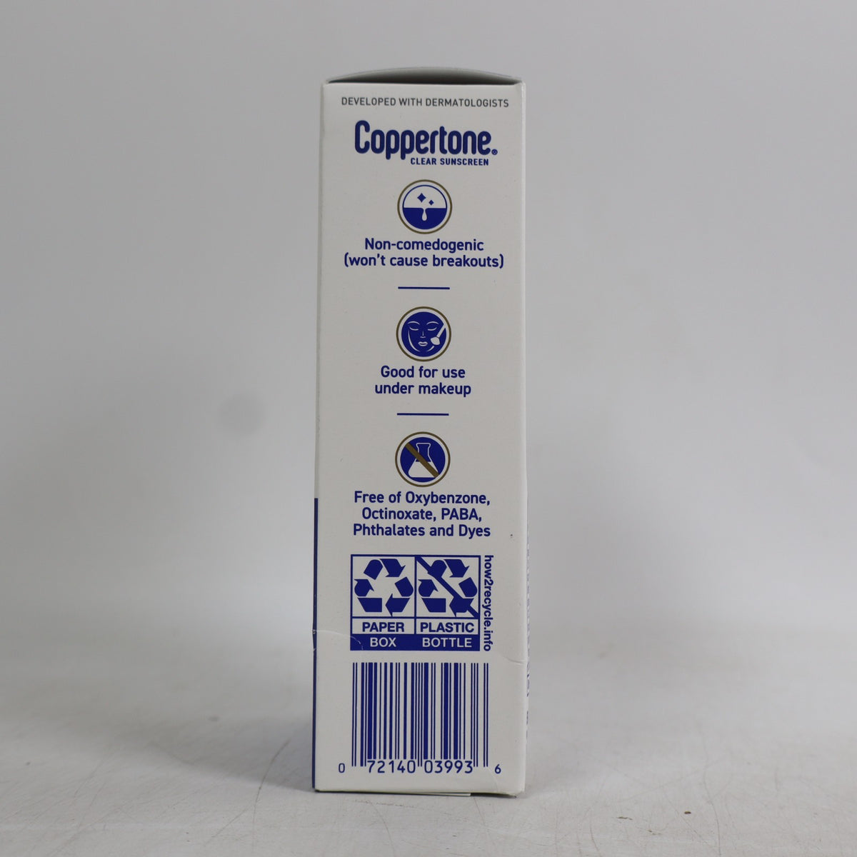 Coppertone SPF60+ Face Sunscreen Invisible Finish 2 Pack