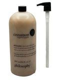 Philosophy Cinnamon Sugared Apples 3-in-1 Hydrating Shower Gel 64 oz No Pump