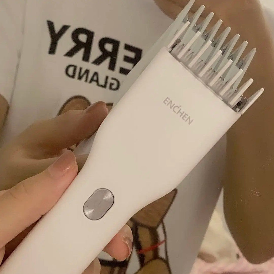 Cordless Hair Clipper with Ceramic Blade, Adjustable 0.7-21mm, Rechargeable Trimmer