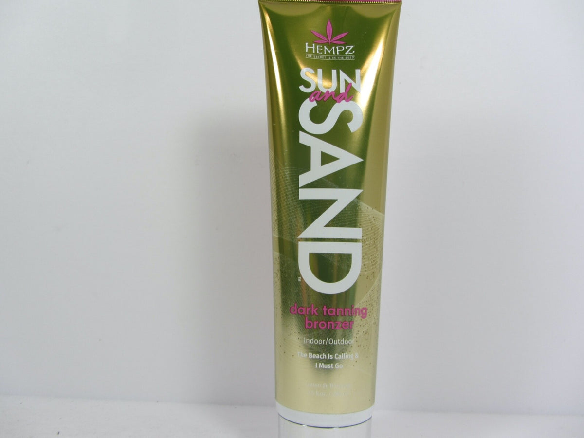 Dark Tanning Bronzer Lotion for Indoor & Outdoor Use - Hempz 9.5 oz