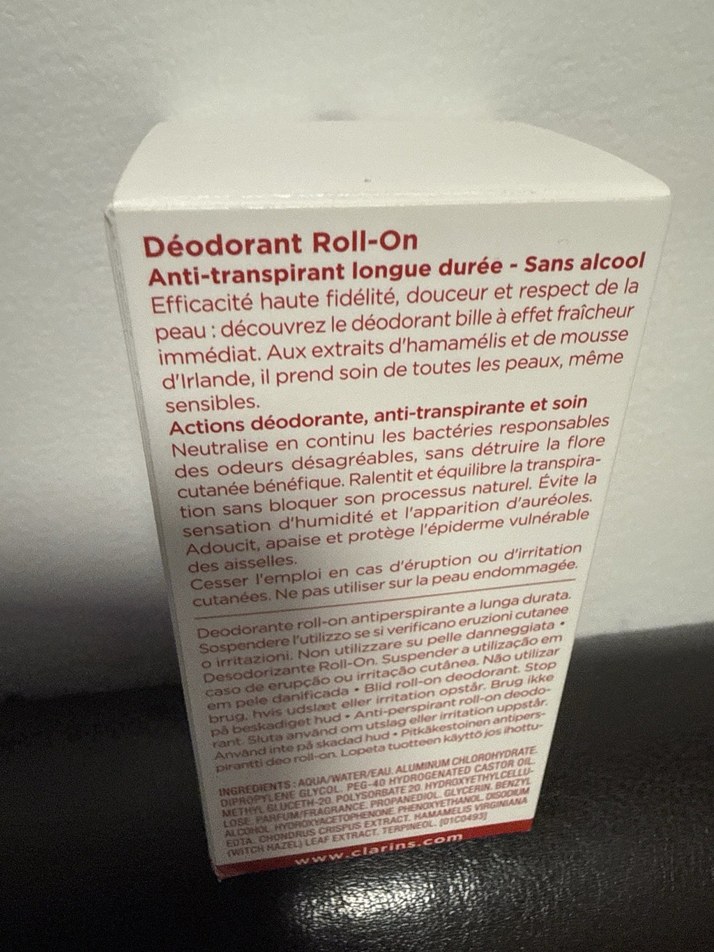 Gentle Care Roll-On Deodorant 50ml - Clarins Personal Care