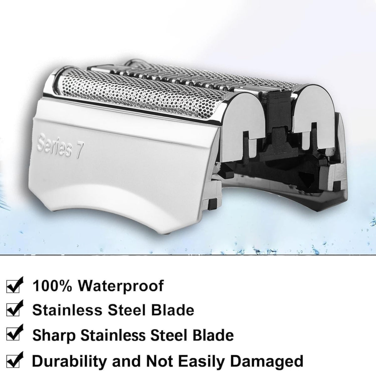 Replacement Foil and Cutter Head for Braun Series 7 Shavers - Model 70S