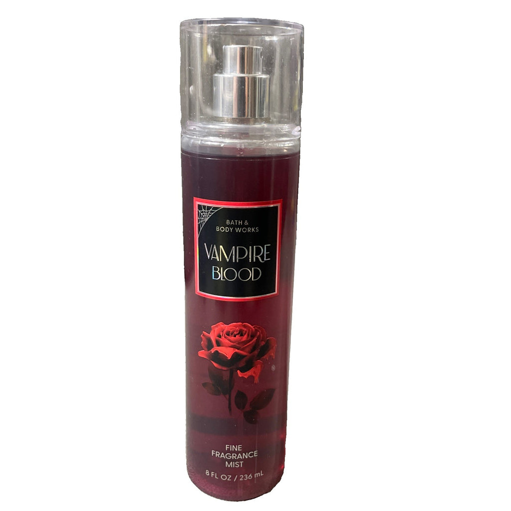 Bath & Body Works Vampire Blood Fragrance Mist 8 FL OZ Open Bottle