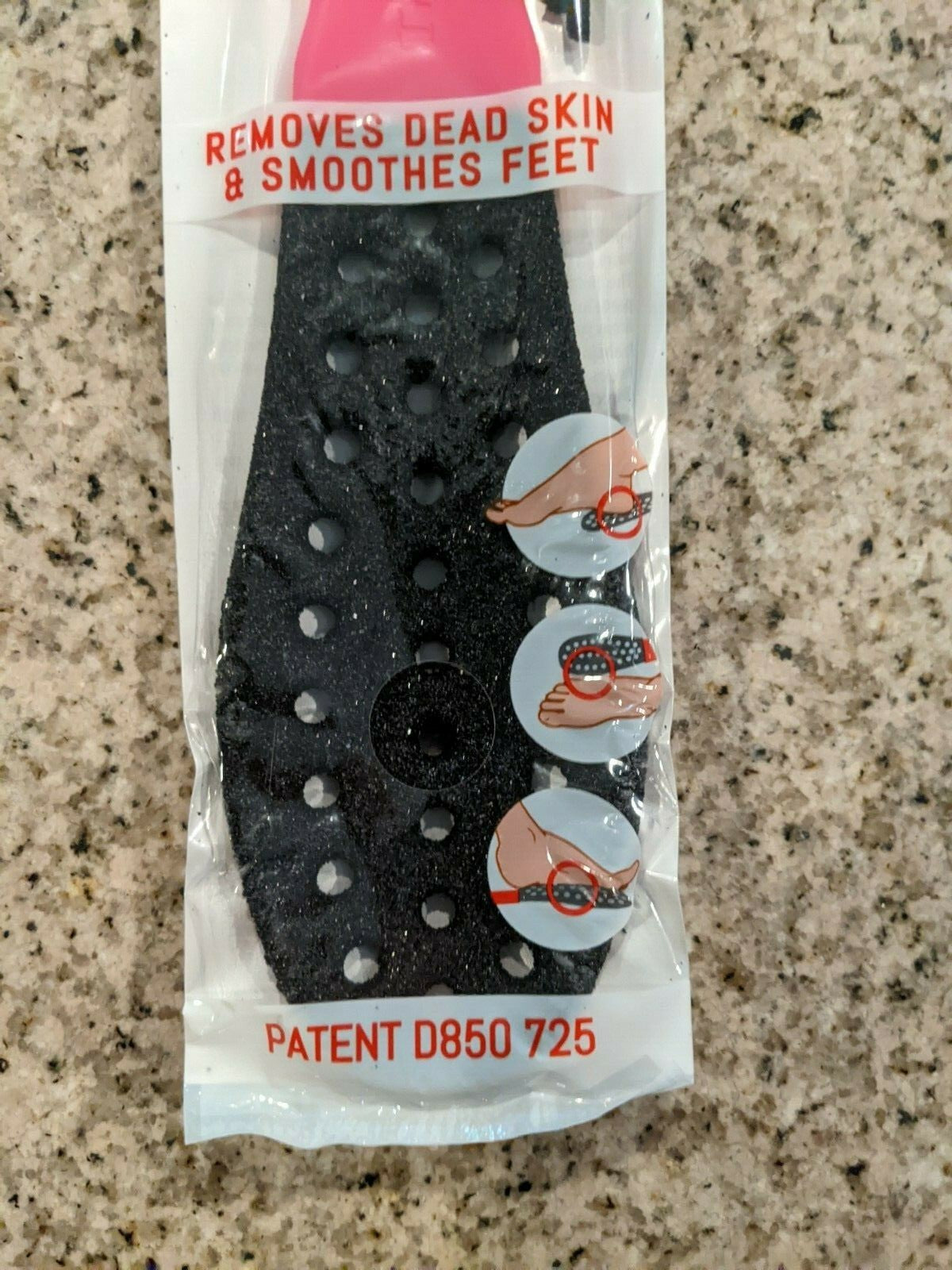 Multi-Color Coarse Foot File Callus Remover Pedicure Tool - Wet or Dry Use