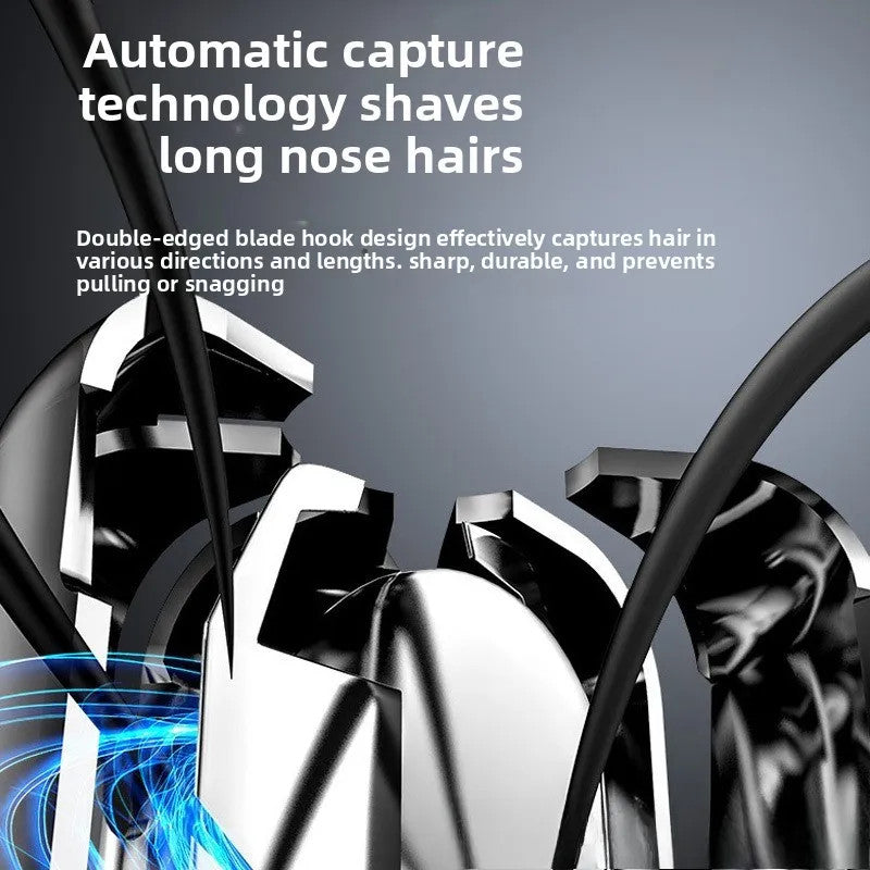 Rechargeable Unisex Nose Hair Trimmer with Removable Knife Head