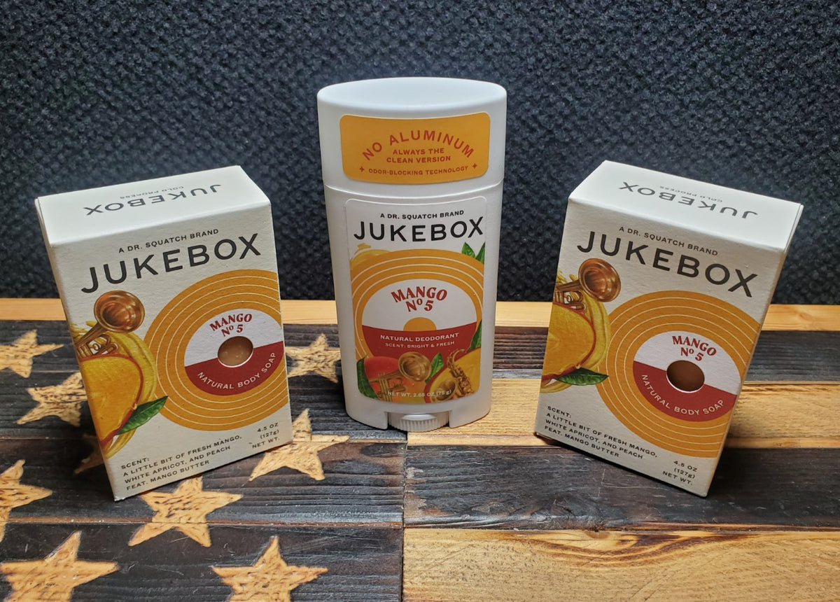 Jukebox Mango No. 5 Body Soap & Deodorant Set – Natural Fragrance for Women
