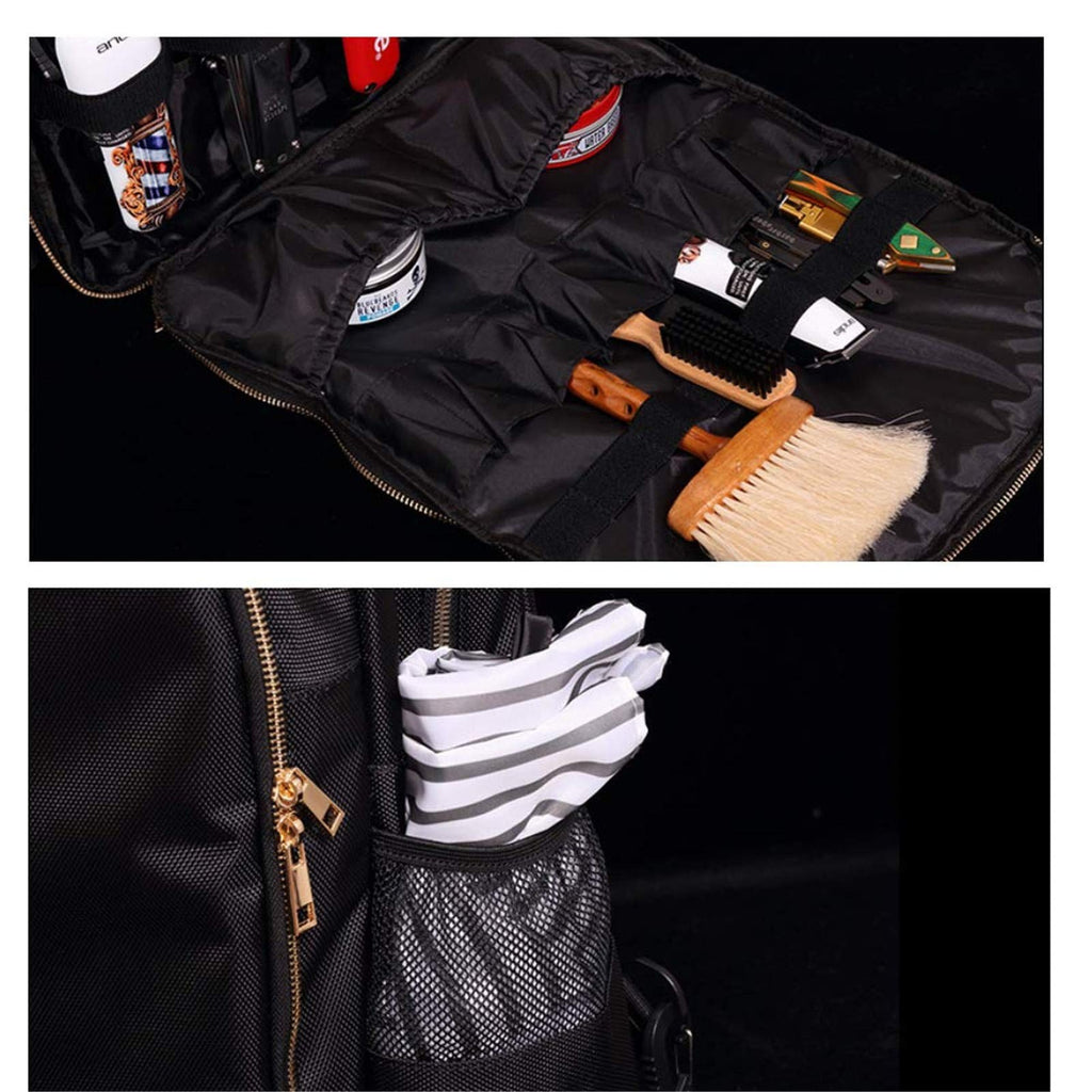 Professional Barber Clipper Organizer Bag - Portable Travel Storage Case