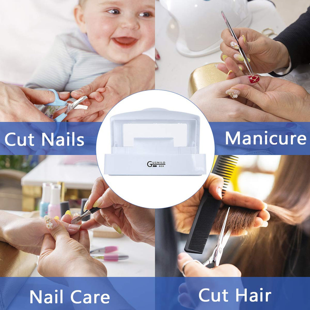 Disinfectant Nail Tool Sterilizer Box with Transparent Lid - Plastic Sanitizing Tray for Nail & Salon Tools