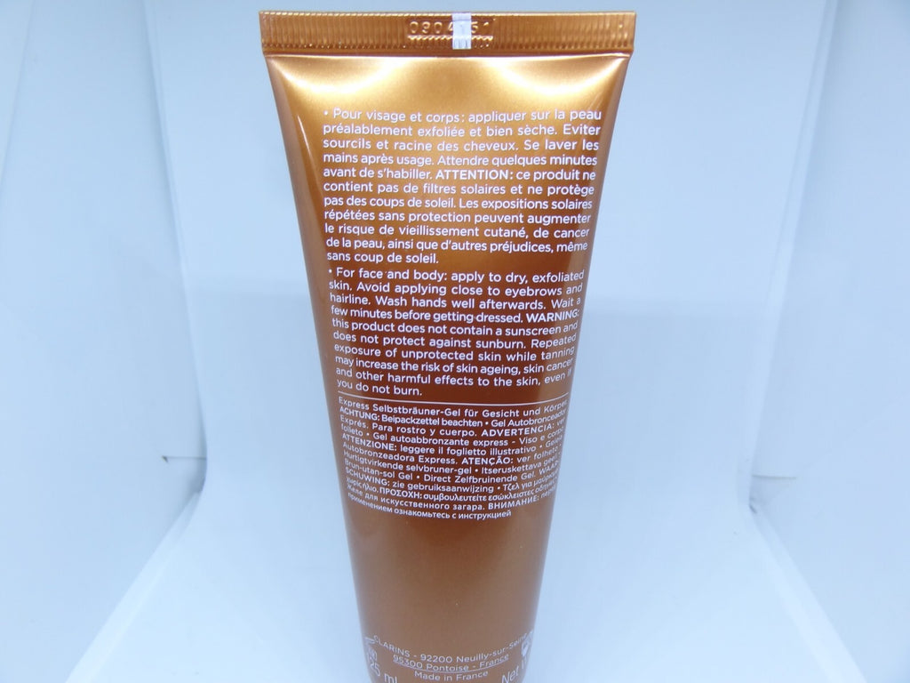 Clarins Self Tanning Instant Gel - Non-Oily, Fast Drying, Long-Lasting Tan 125mL