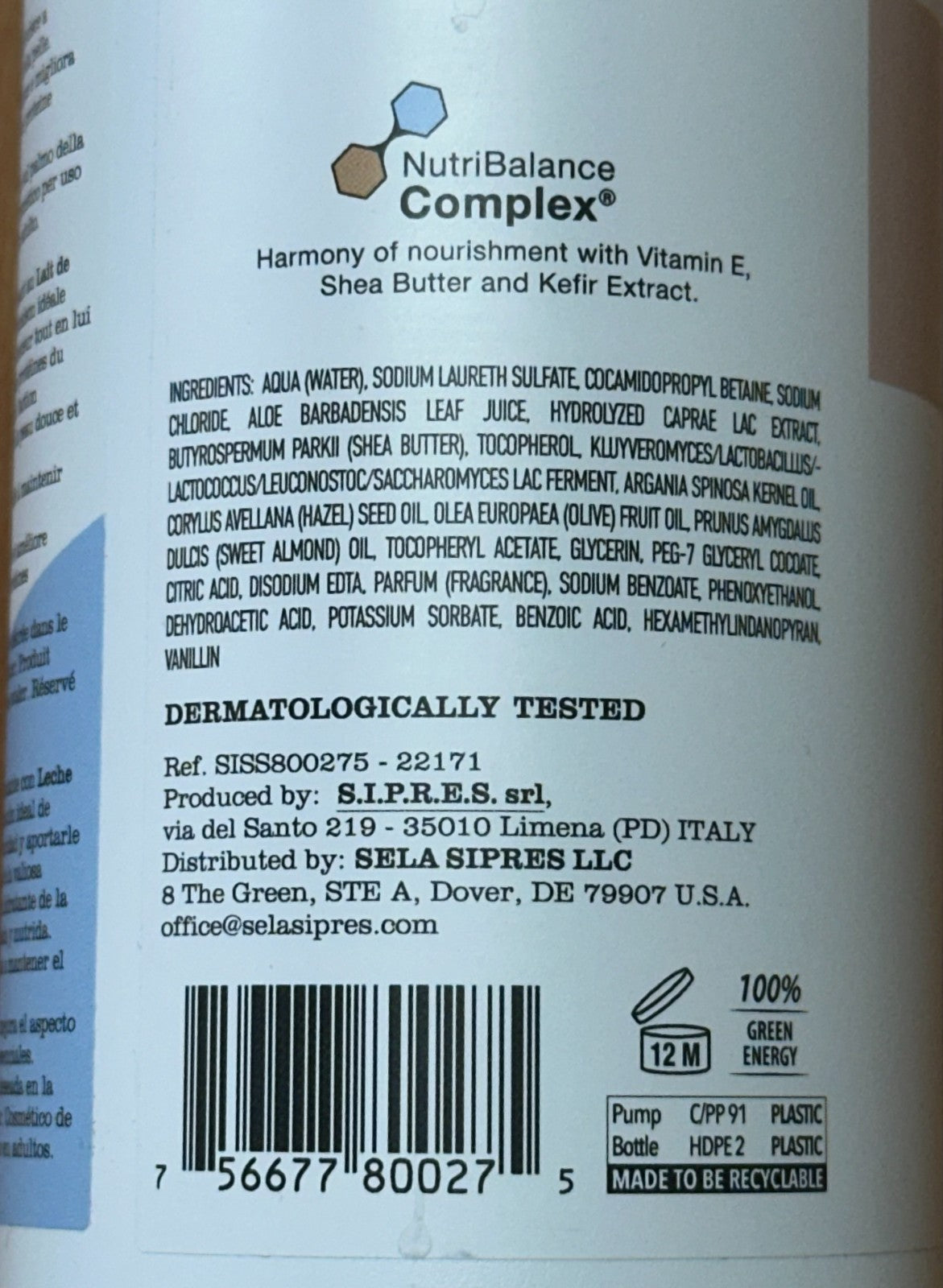 Delfanti Milano Goat's Milk Body Wash Set - Moisturizing & Softening