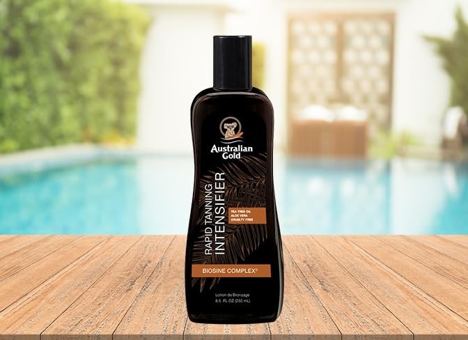 Australian Gold Rapid Tanning Intensifier Lotion - 8.5 Fl Oz with Tea Tree Oil