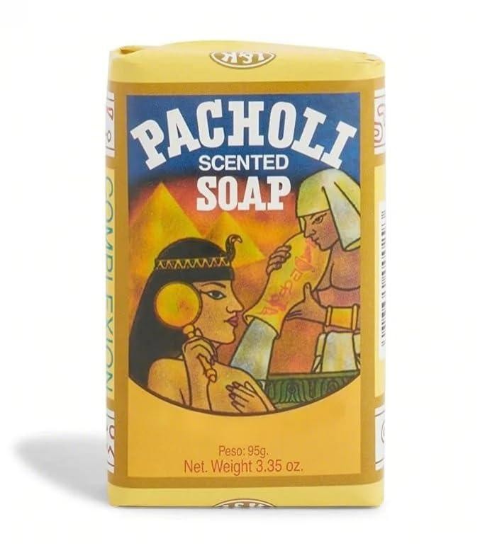 Patchouli Soap Bar 3.35 Oz Pack of 4 - Nourishing Unisex Natural Cleansing