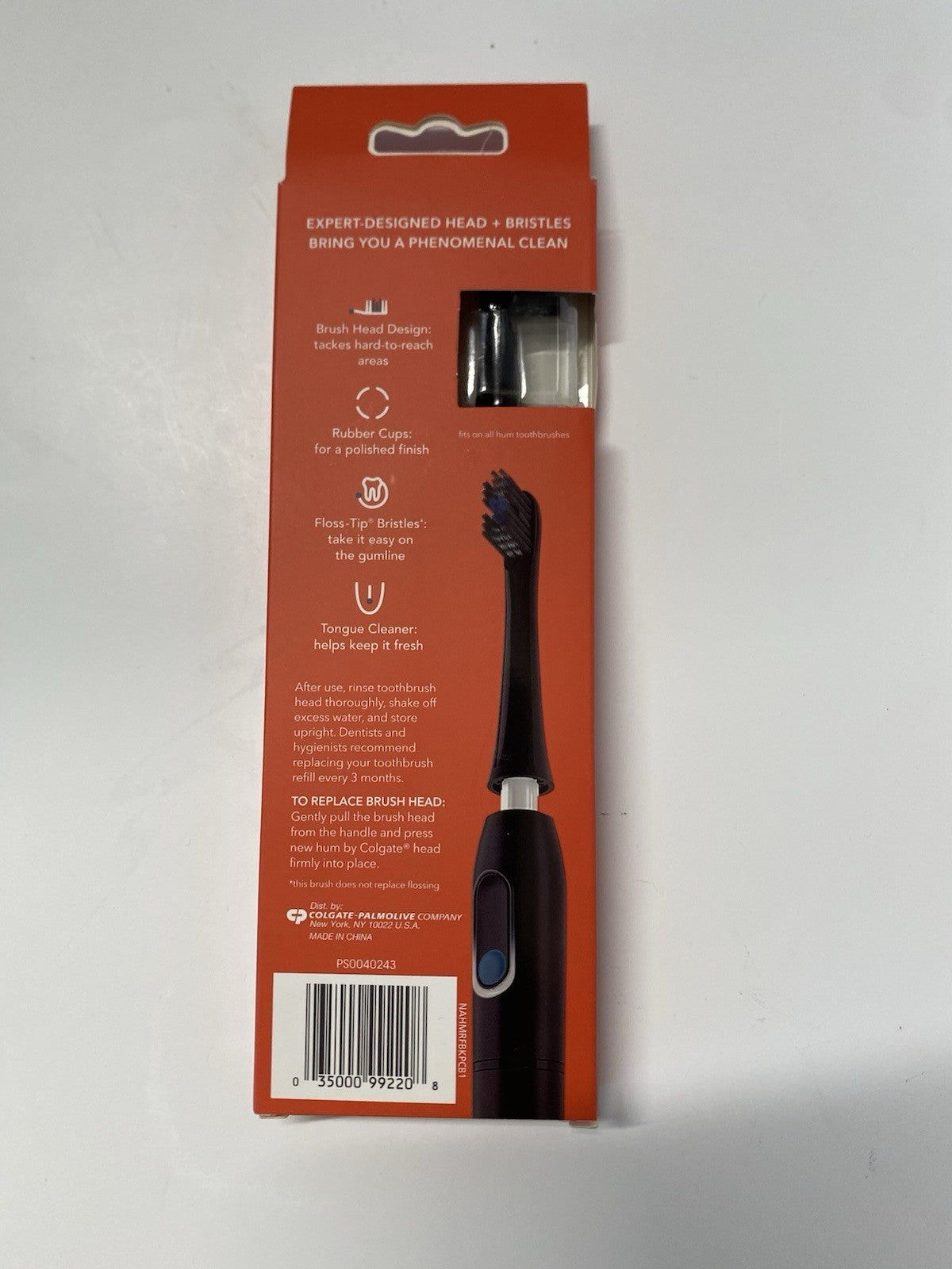 Colgate Hum Black Replacement Toothbrush Heads (2-Pack) | Oral Care