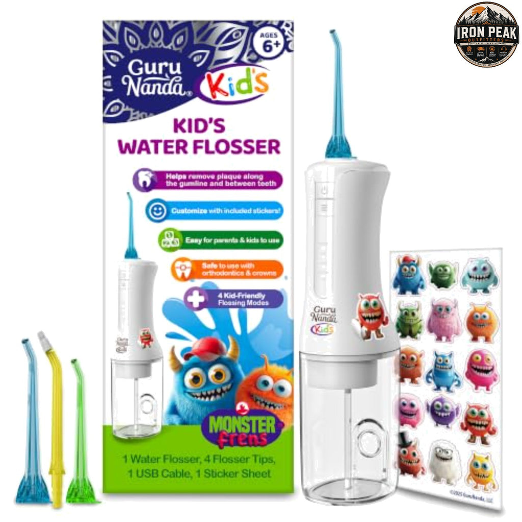 Kids Cordless Water Flosser with 200ml Tank 4 Modes Braces Friendly